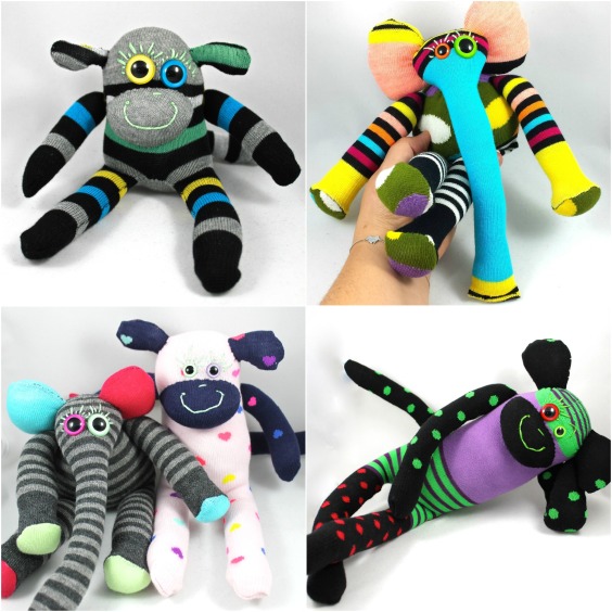 Sock Monkeys from Gus and Ollie 